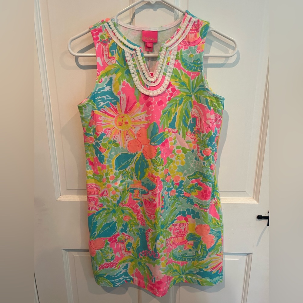 Girls Lilly Pulitzer French Terry printed knit dress